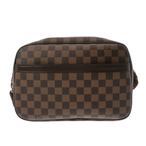 Louis Vuitton Damier Reporter Brown Canvas Shoulder Bag
